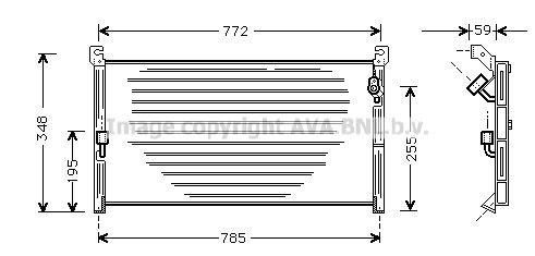 AVA QUALITY COOLING Lauhdutin, ilmastointilaite TO5130